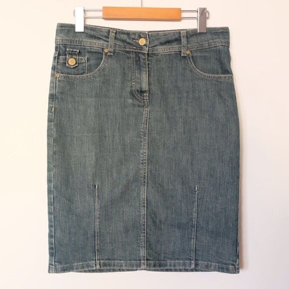 Jean Mini Skirt•Elit Jeans•EU Size 38•US Size 12 - Picture 1 of 8
